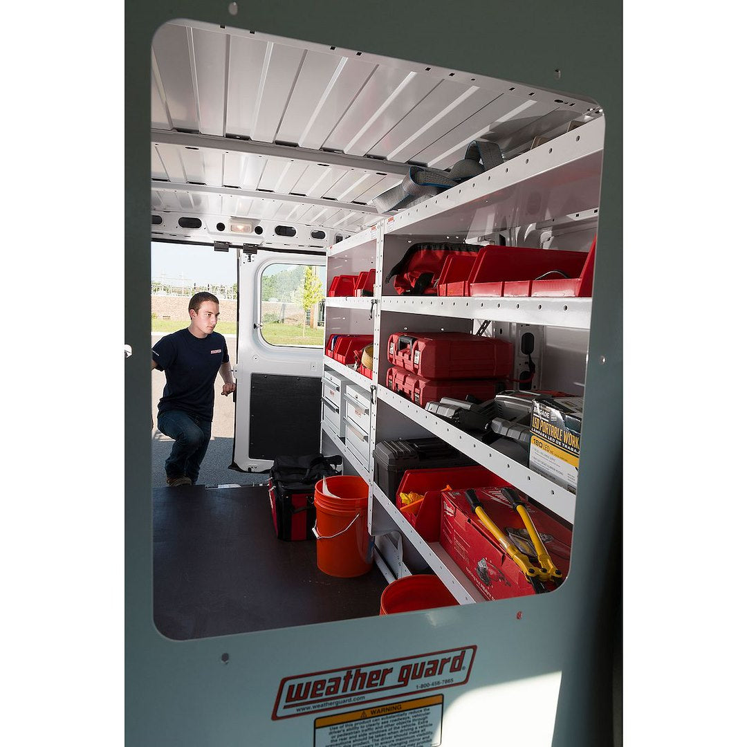 Product of Weather Guard (Werner) 96141-3-01 Swing Door White Steel Bulkhead Divider