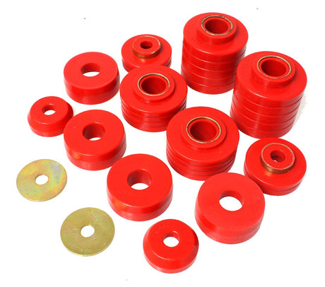 Product of Energy Suspension 4.4107R Red Polyurethane Body Mount Bushings