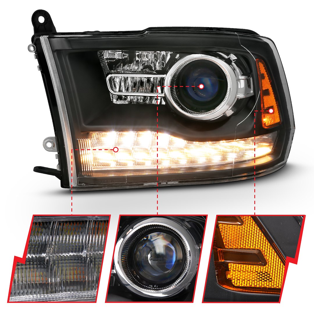 Anzo Usa 111489 Headlight Assembly||||89||a1r111489||2001975