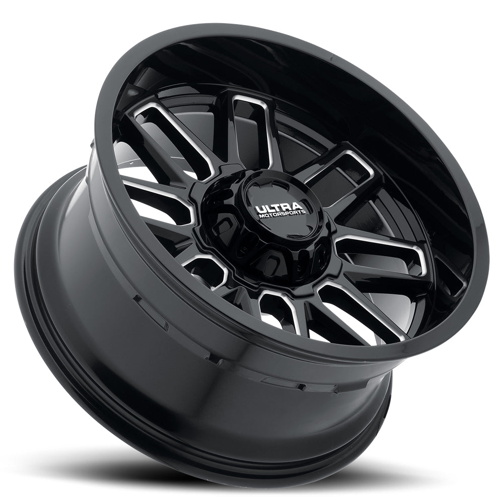 Product of Ultra Wheel 18x9 Black With Natural Accents Wheel - 5x5.00 Bolt Pattern