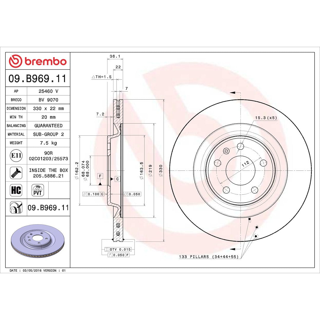 Brembo Kt00978 Brake Kit||09.B969.11_Drw.Jpg||91||brmkt00978||1754845