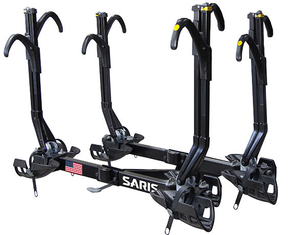 Product of Saris 4026F 4 Bikes Bike Tire Clamp Bike Rack - Receiver Hitch Mount Yes