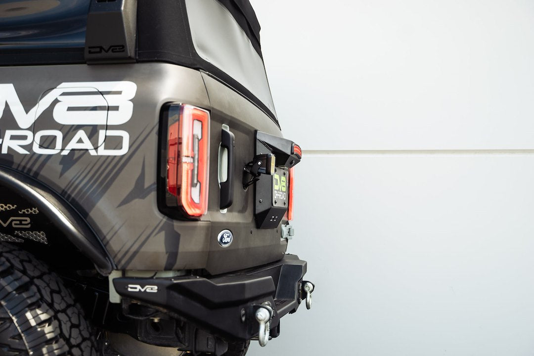 Dv8 Offroad Tsbr-01 License Plate Relocation Kit||2021-2023-Ford-Bronco-Spare-Tire-Delete_Installed-5.Jpg||93||dv8tsbr01||1629509
