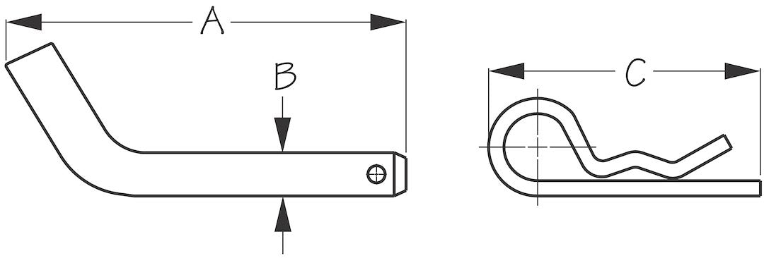 Product of Sea Dog 751062-1 Trailer Hitch Pin