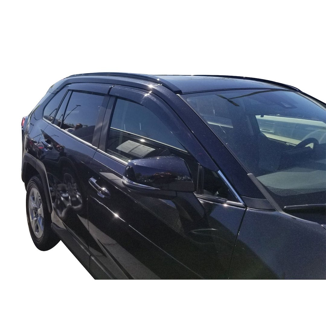 Product of TrailFX 4255H TFX 4-PC Window Vents Outside Channel Rainguard