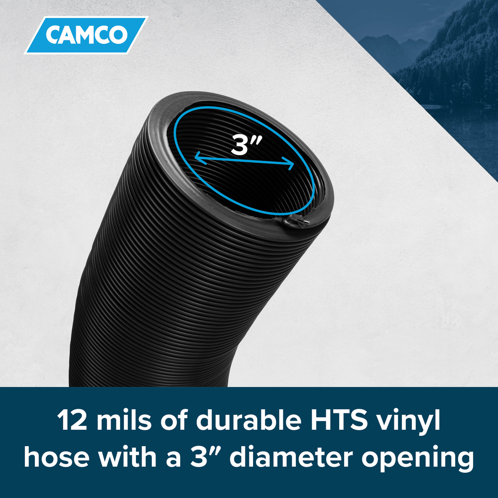 Product of Camco 39611 20 Feet Black Sewer Hose No