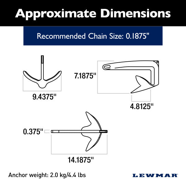 Lewmar 0057902 Anchor||0057902_1.Jpg||86||lew0057902||1756819