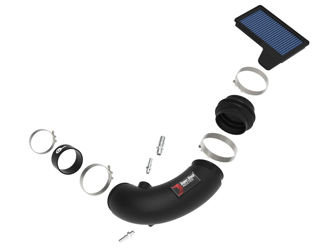 Product of Advanced FLOW Engineering 55-10004R Matte Street Cold Air Intake w/ Blue Filter