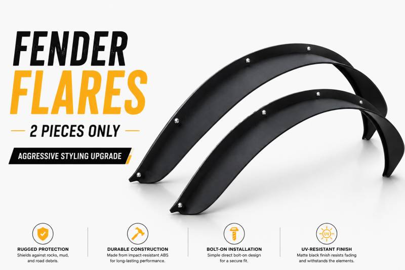 Black Horse Offroad Ff-Fbfr21 Fender Flare||ff-Fbfr21_12.Jpg||95||blkfffbfr21||2327231