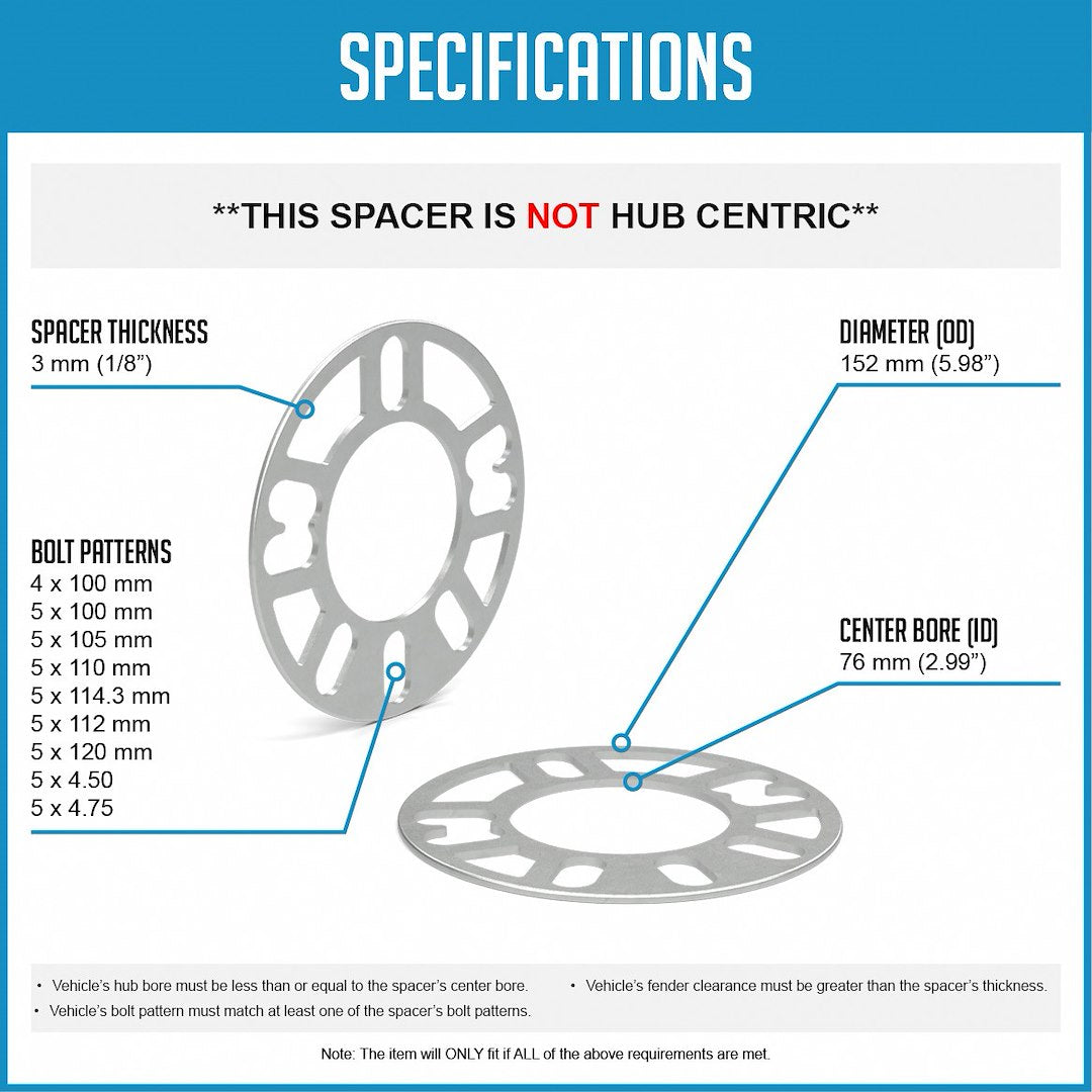 Coyote Wheel Accessories 911122-A Wheel Spacer||911122-A_1.Jpg||86||rev911122a||1699332