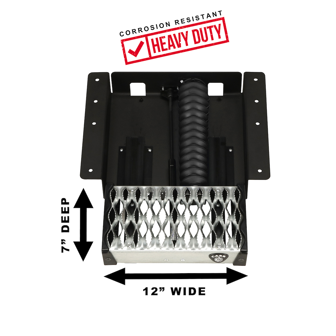 Product of Carr 501030 Black Powder Coated Steel Truck Step