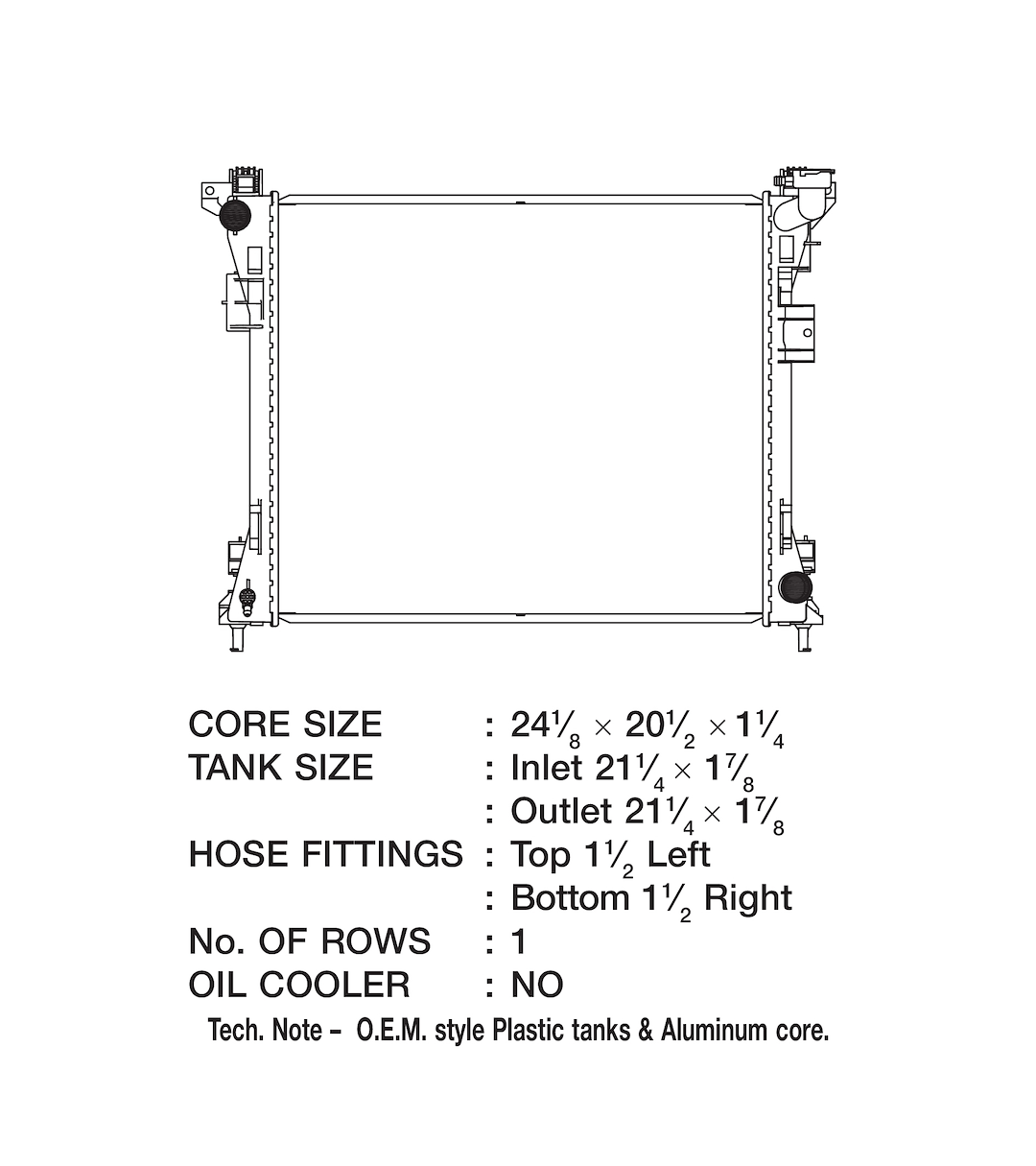 Product of Csf 3659 Radiator