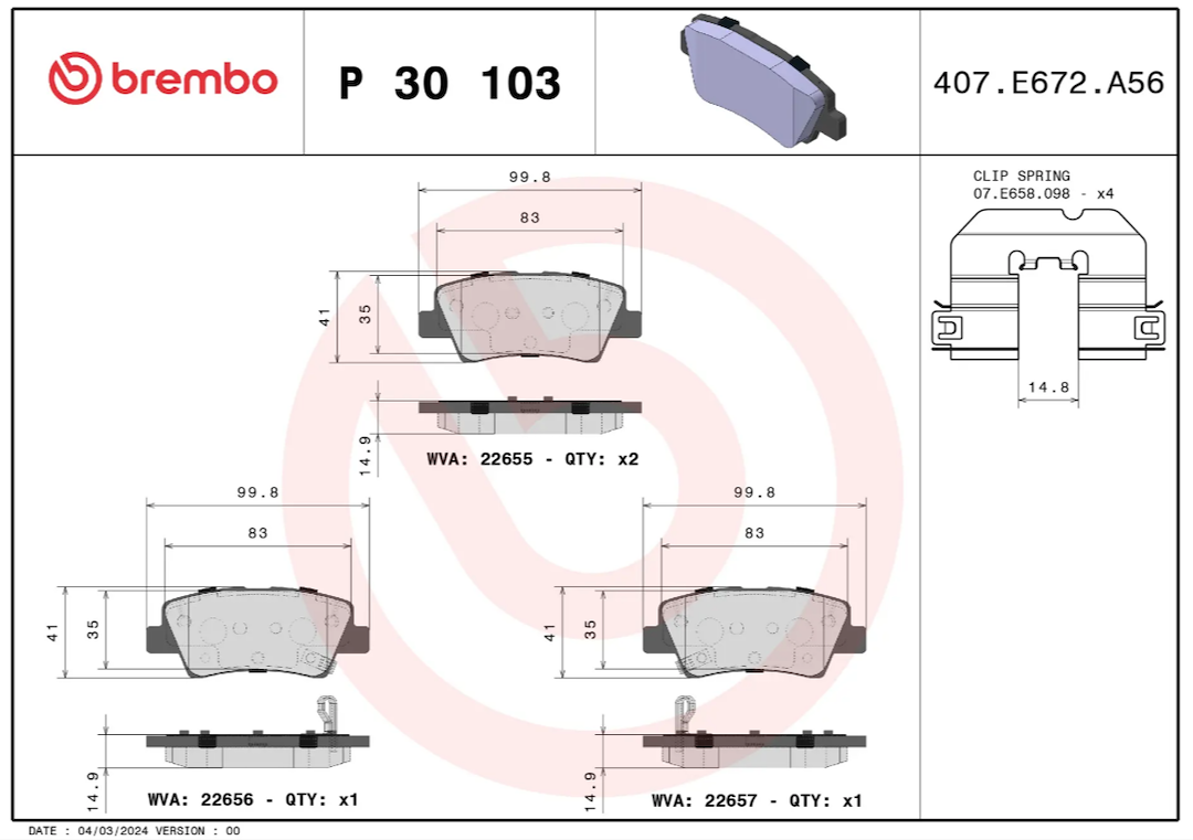 Brembo P30103 Brake Pad||p30103_3.Png||88||brmp30103||1684590