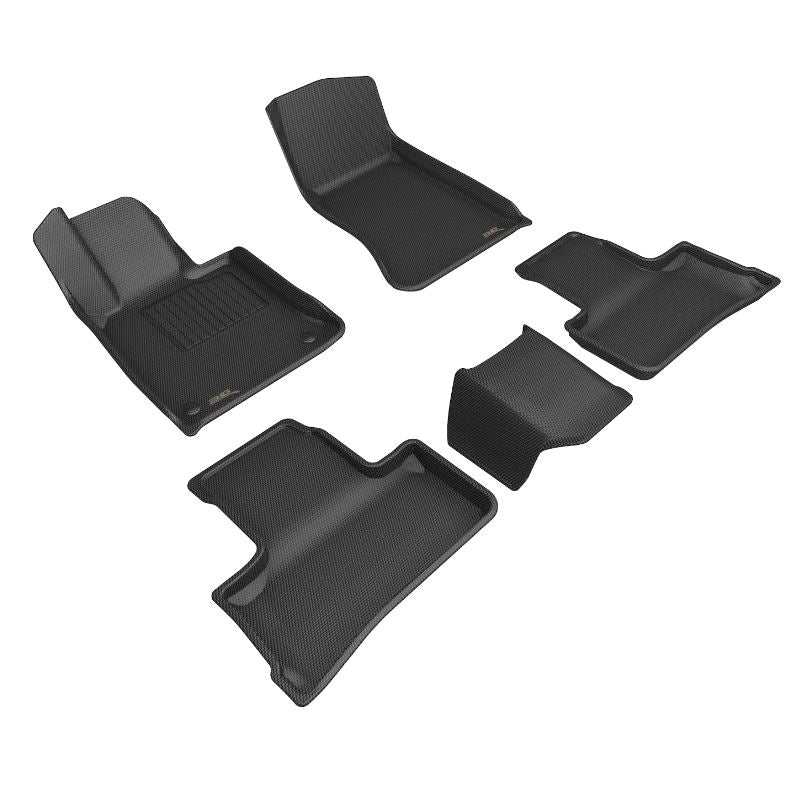 Product of 3D Mats KAGU L1MB17801509 Black Thermoplastic Rubber Of Carbon Fiber Texture Floor Liner