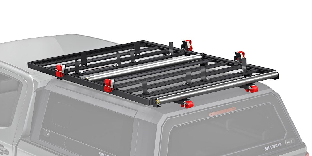 Product of SmartCap (RSI) SA0303 1 Piece Fixed 770 Pound When Vehicle Is Stationary And 330 Pound When Vehicle Is In Motion Truck Cap Roof Rack Platform