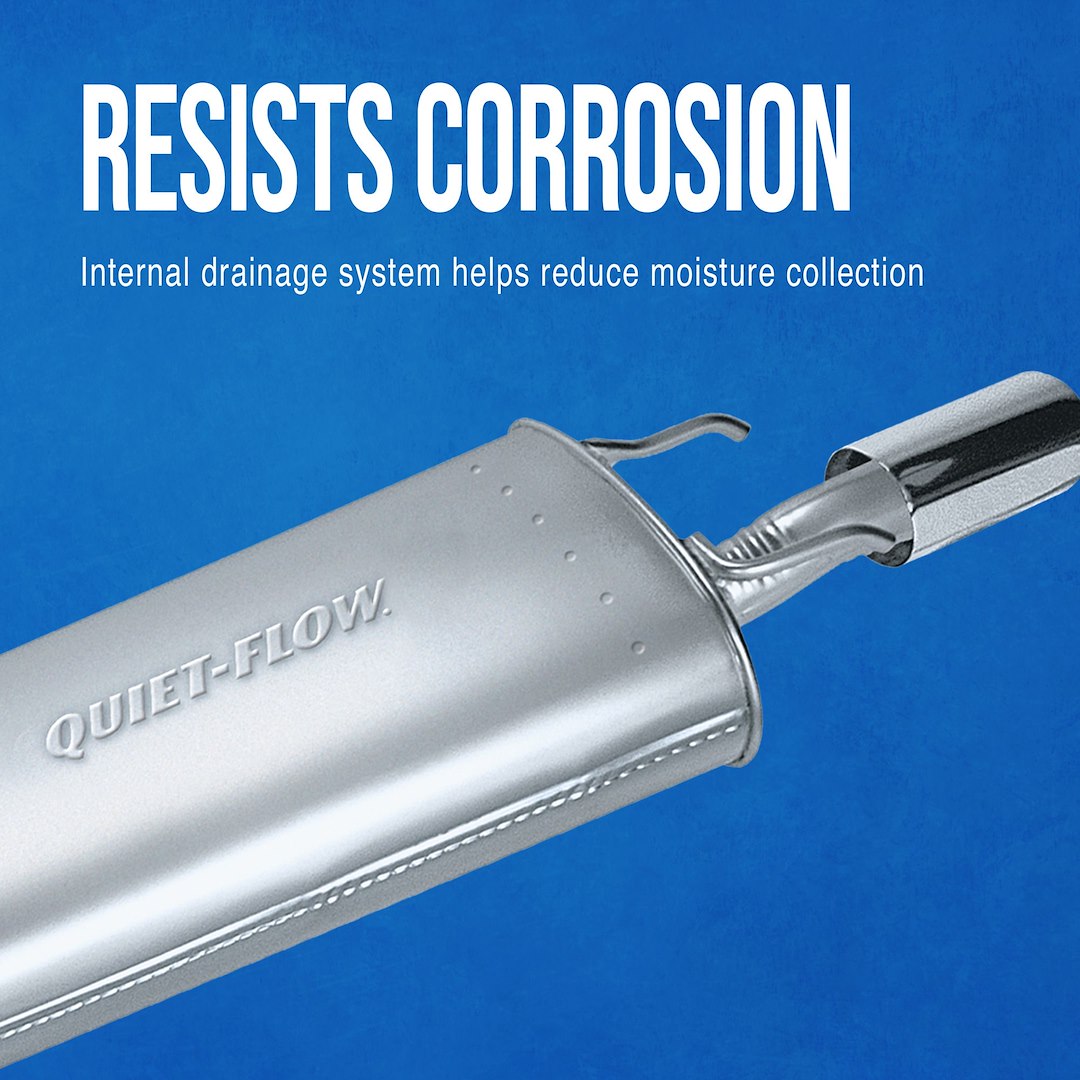 Product of Walker Exhaust 50062 Quiet-Flow Muffler Assembly Steel Exhaust Muffler