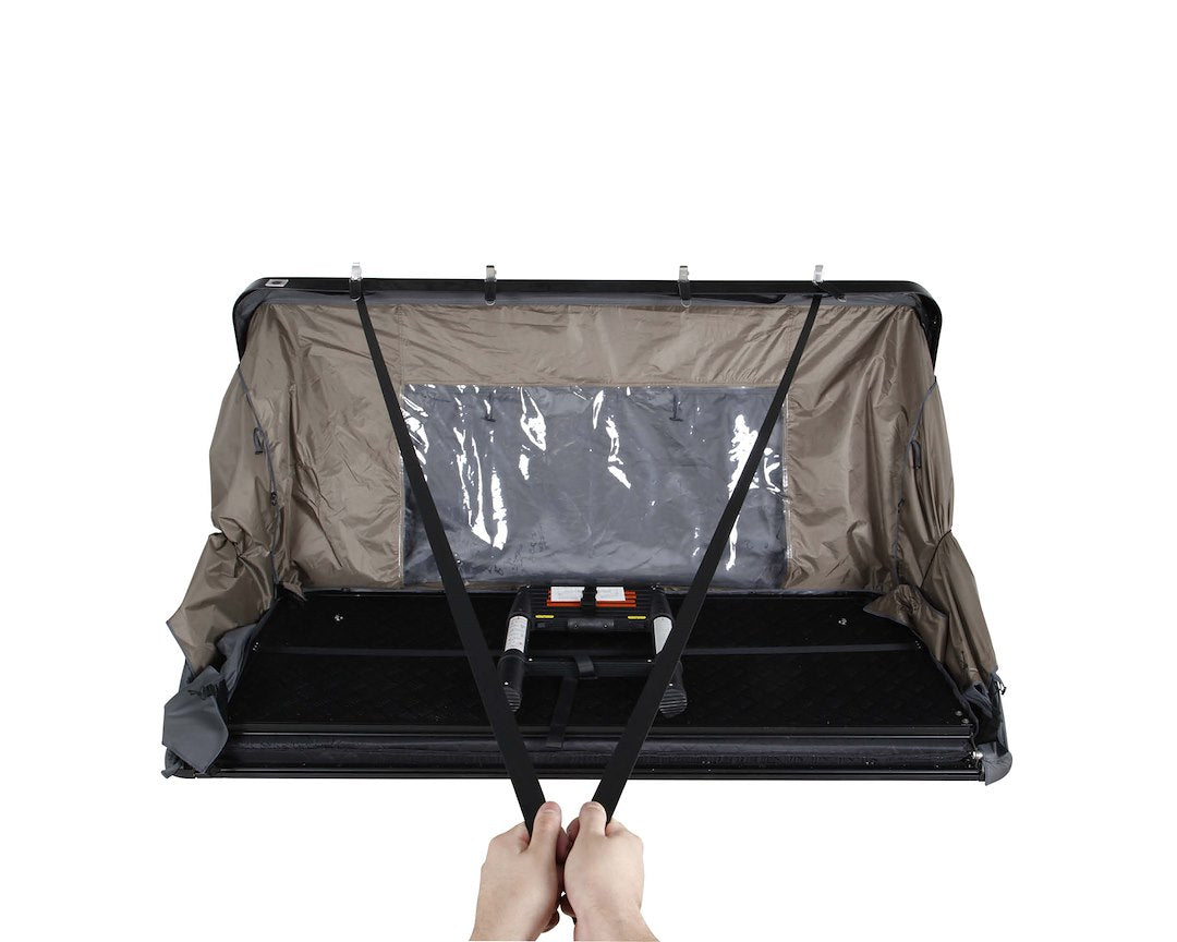 Product of Overland Vehicle Systems 18089901 Vehicle Rooftop Polymer Tent Sleeps 4 Adults