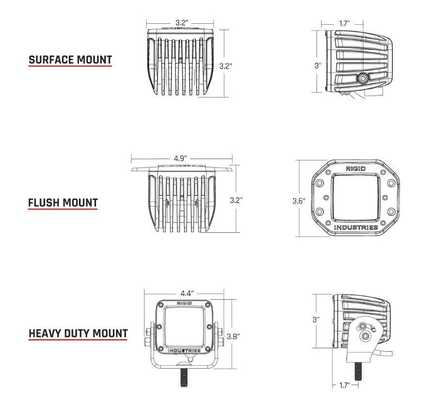Rigid Lighting 512313 Driving/ Fog Light||512313_2.Jpg||87||r2g512313||1280688