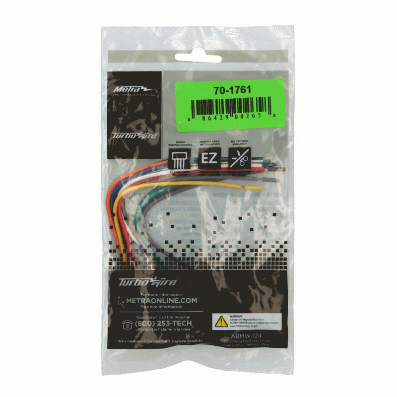 Metra Electronics 70-1761 Radio Wiring Harness||||89||m59701761||1908770
