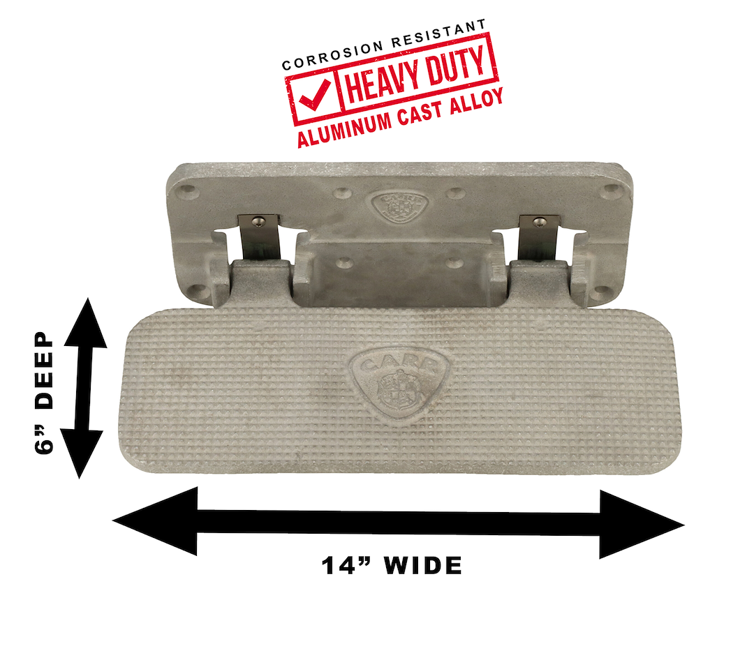 Product of Carr 190015 Mechanical Matte Aluminum Truck Step