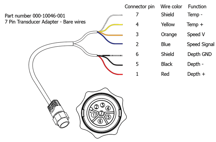 Simrad 000-10046-001 Transducer Adapter||000-10046-001_2.Png||87||sim0010046001||1656699