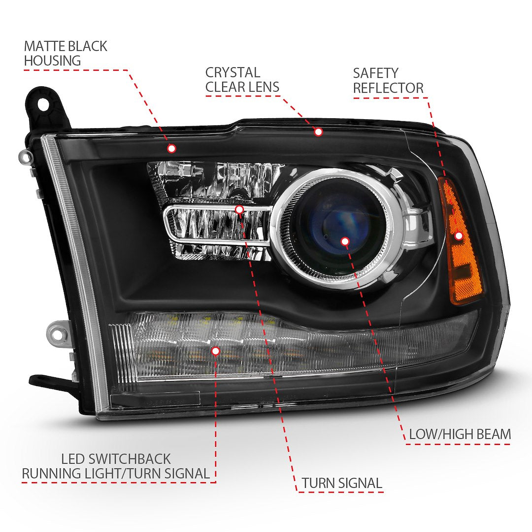Anzo Usa 111489 Headlight Assembly||||88||a1r111489||2001974