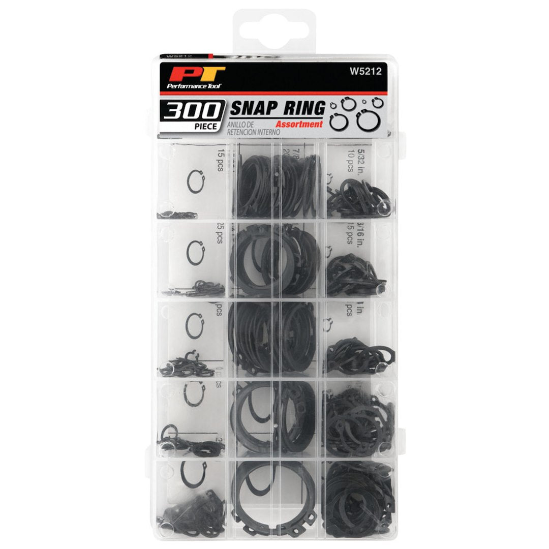 Performance Tool W5212 Multi Purpose Snap Ring Assortment||||89||ptlw5212||1912520