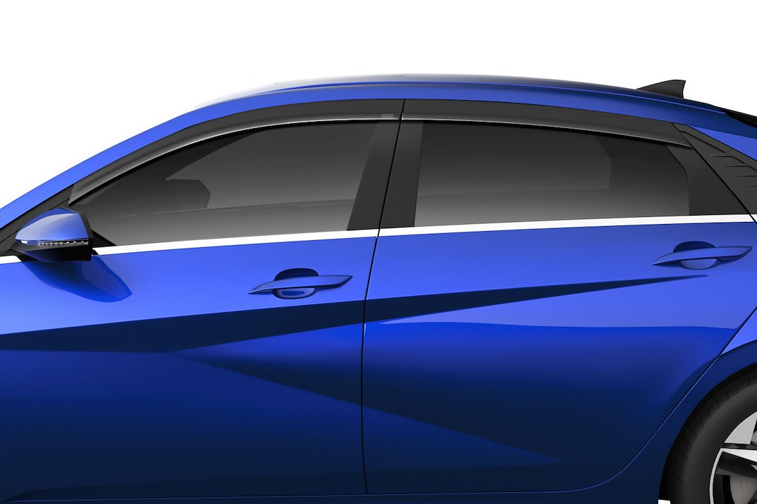 Husky Liner 2854118 Rainguard||husky-Ventvisor-Low-Pro-4pc-Smoke-2023-Hyundaielantra-894118-Side-Vehicle-01.Jpg||86||h212854118||1777597