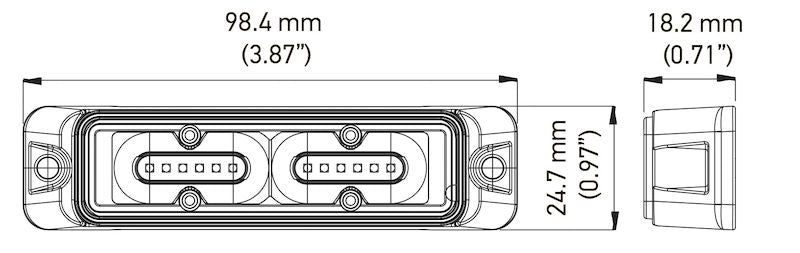 Hella H22899011 Warning Light||||87||h57h22899011||2022141