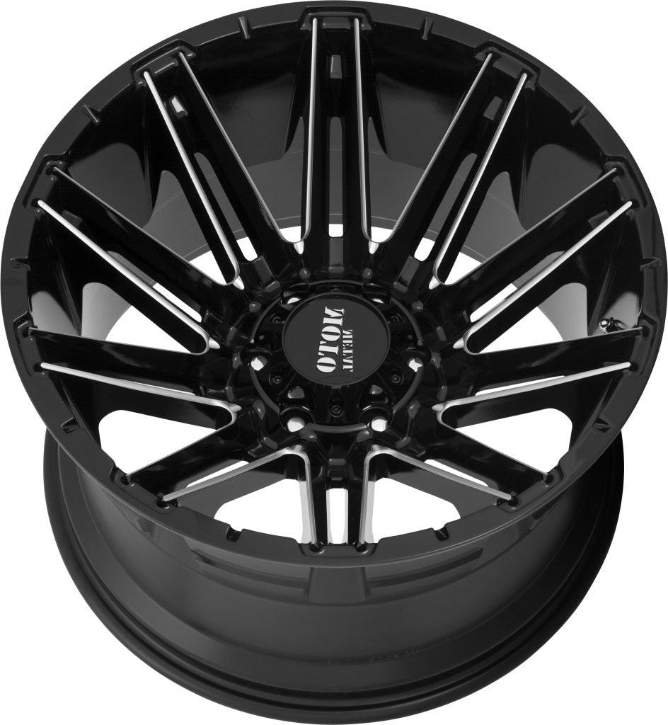 Product of Moto Metal Wheels 20x10 Black With Natural Accents Wheel - 5x5.00 Bolt Pattern