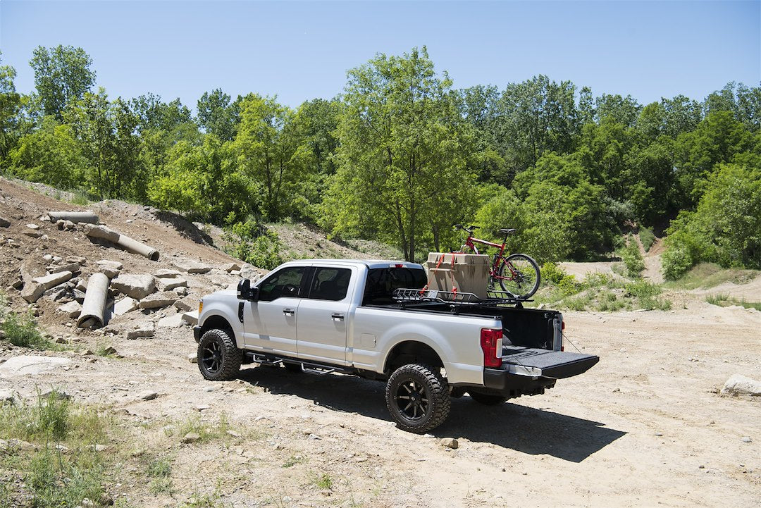 Product of N-Fab HPF17105CC-6-TX Black Textured Round Nerf Bar - Truck Wheel To Wheel