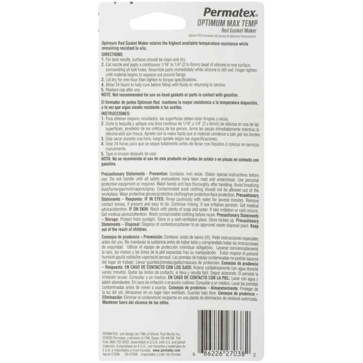 Product of Permatex 27038 Gasket Maker