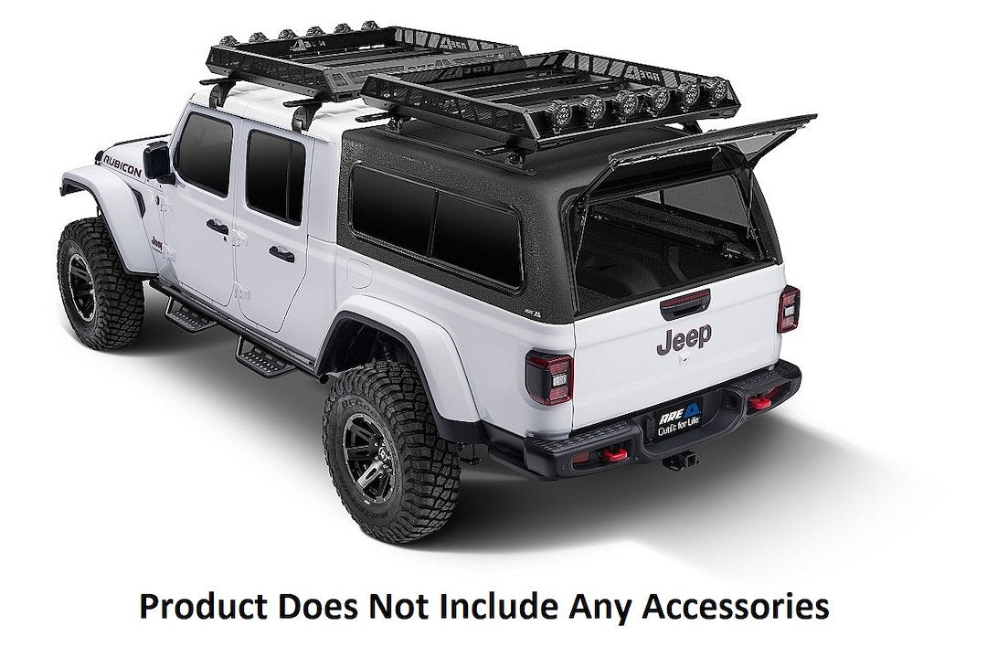 Product of ARE Truck Caps JPGLADCXCLOTR Textured Black Fiberglass 1-Piece Truck Cap