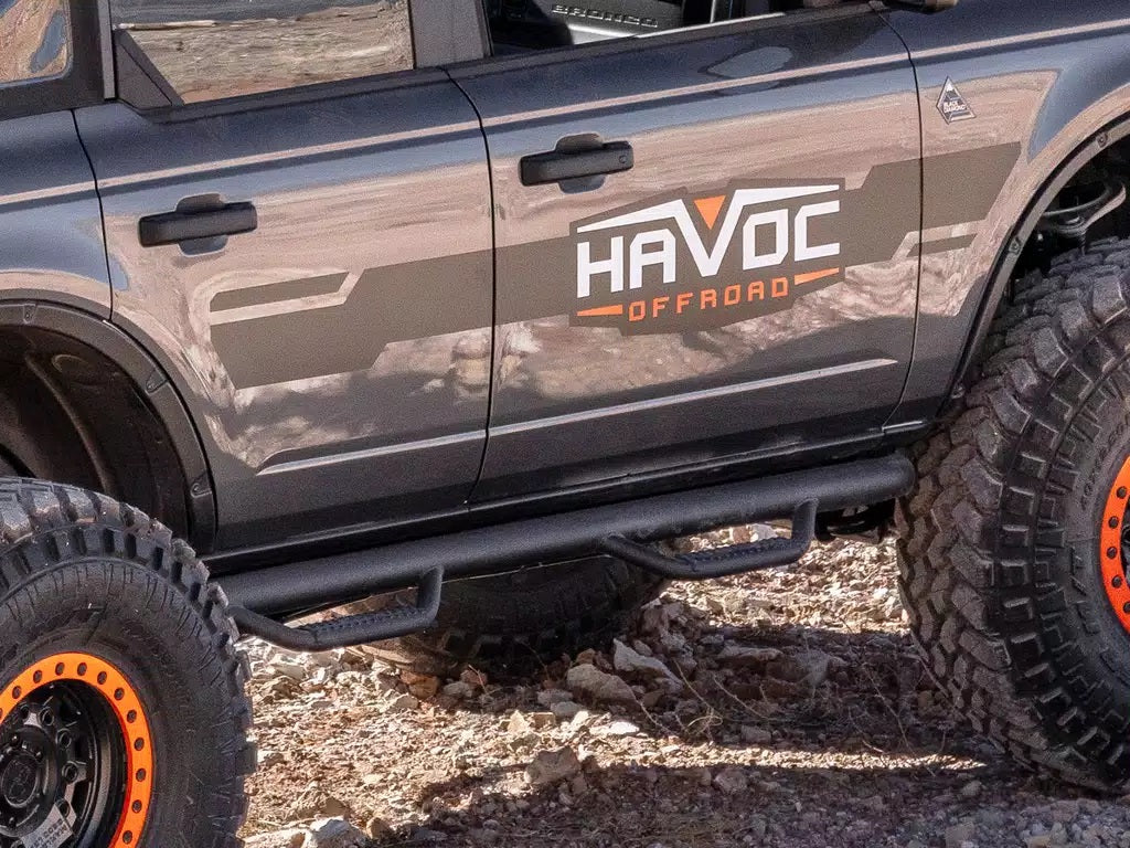 Product of Havoc Offroad HFB-06-003 HN2 Nerf Bar With Drop Down Steps