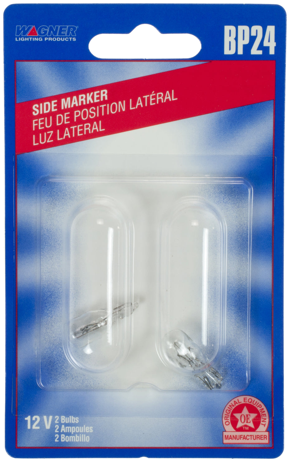 Wagner Lighting Bp24 Side Marker Light Bulb||bp24_P02_Pkg.Jpg||94||w31bp24||1037966