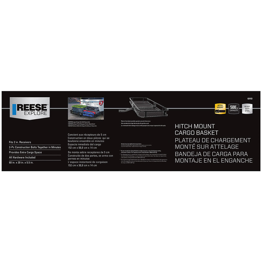 Product of Reese 63153 Trailer Hitch Cargo Carrier