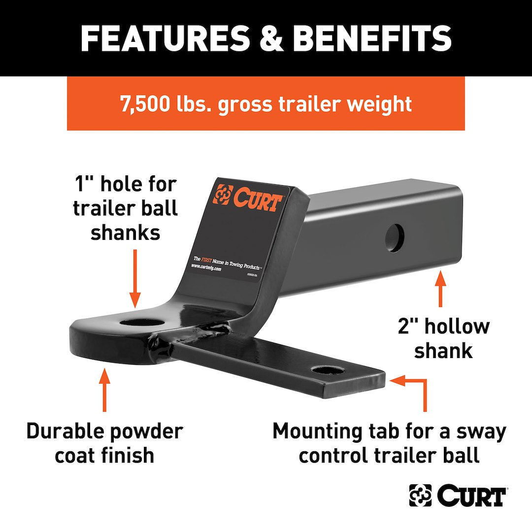 Curt 45820 Trailer Hitch Ball Mount||45820_3008x1990_Fa.Jpg||86||c9345820||1255083