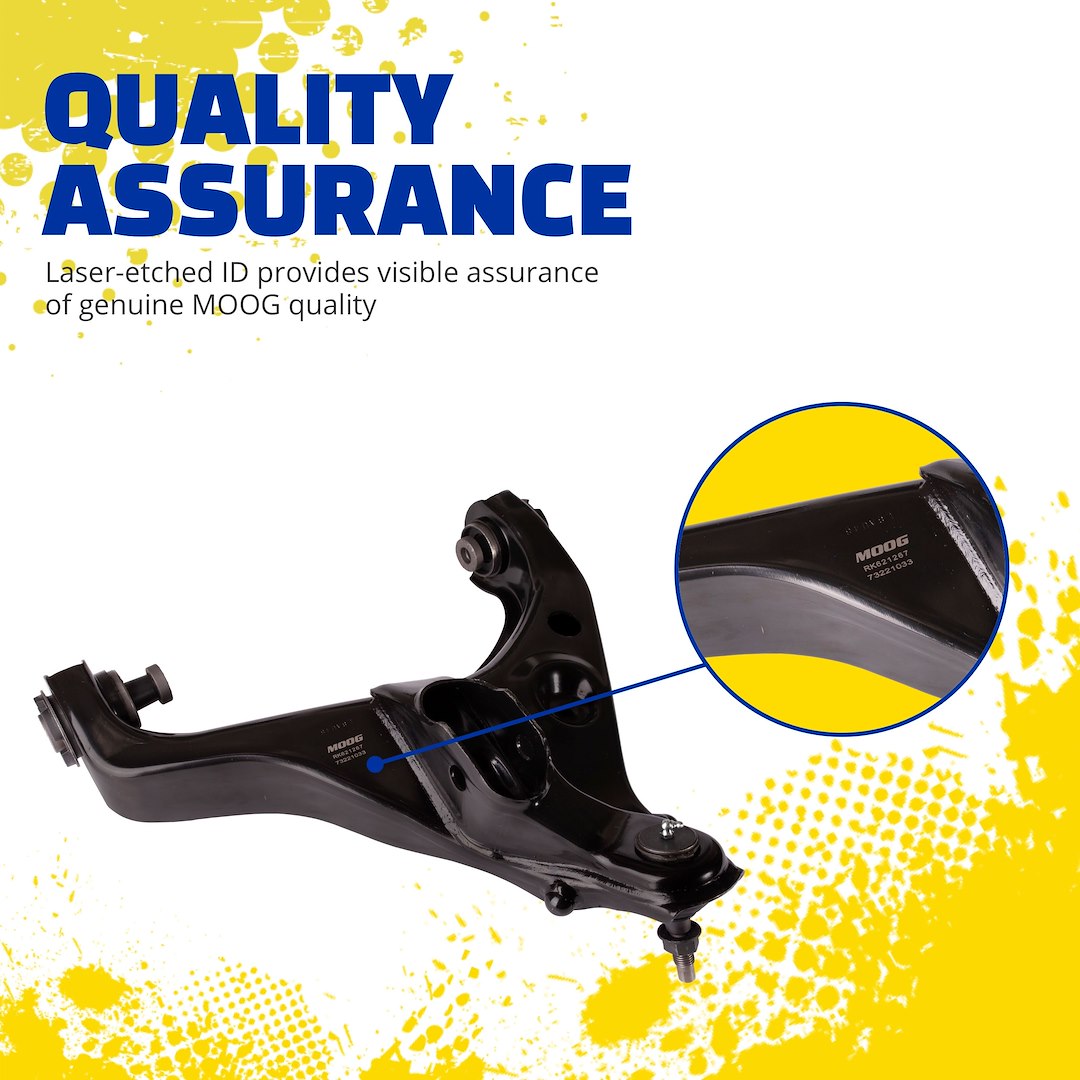 Moog Chassis Rk623905 Control Arm||quality Assurance.Jpg||89||m12rk623905||2255977