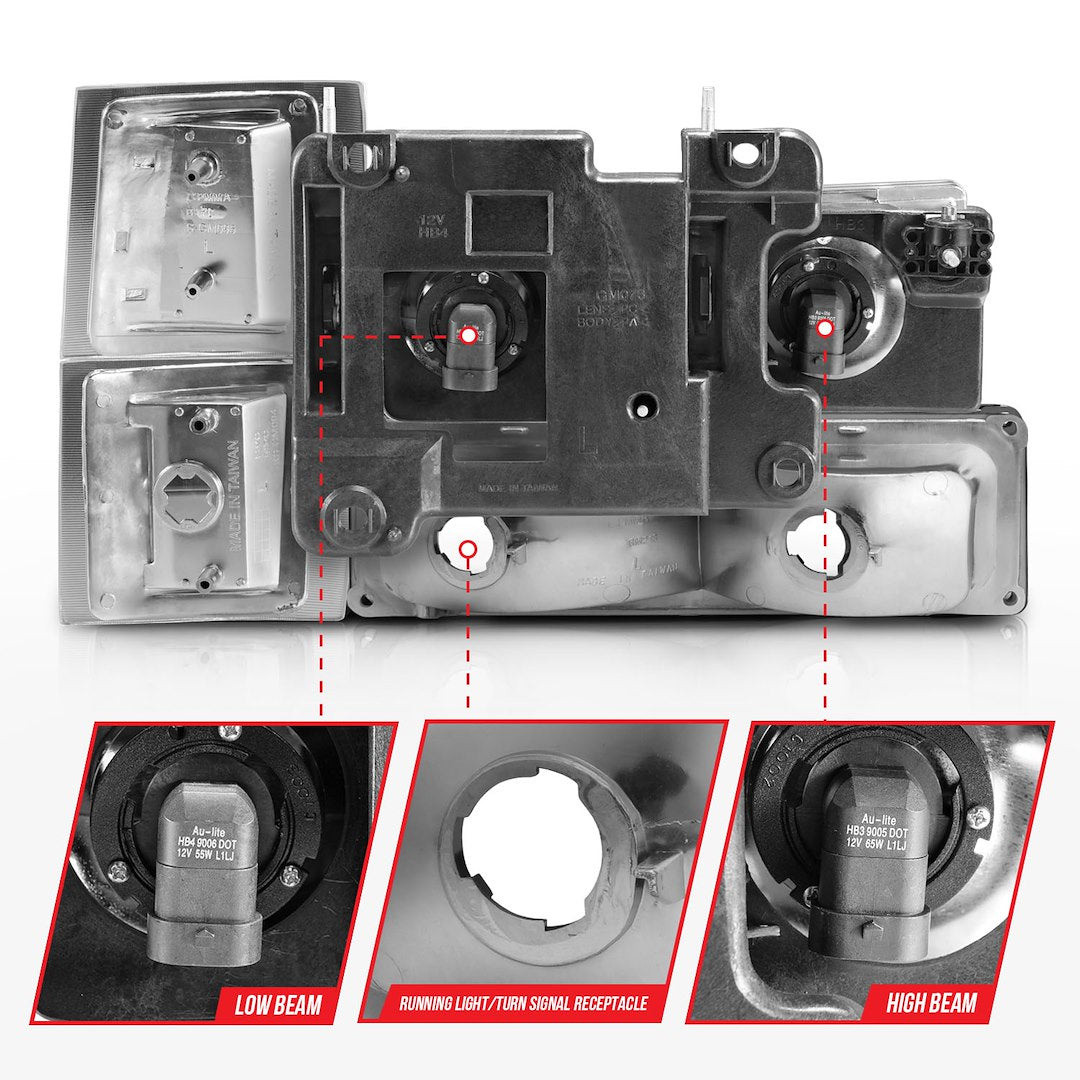 Product of Anzo Usa 111506 Headlight Assembly