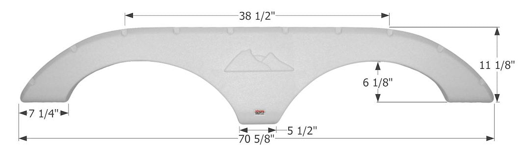 Product of Icon 12293 Fender Skirt