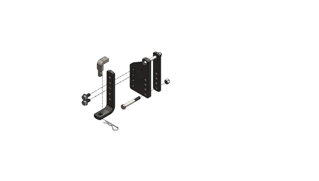 Product of Blue Ox Bxw4073 Weight Distribution Hitch Bracket