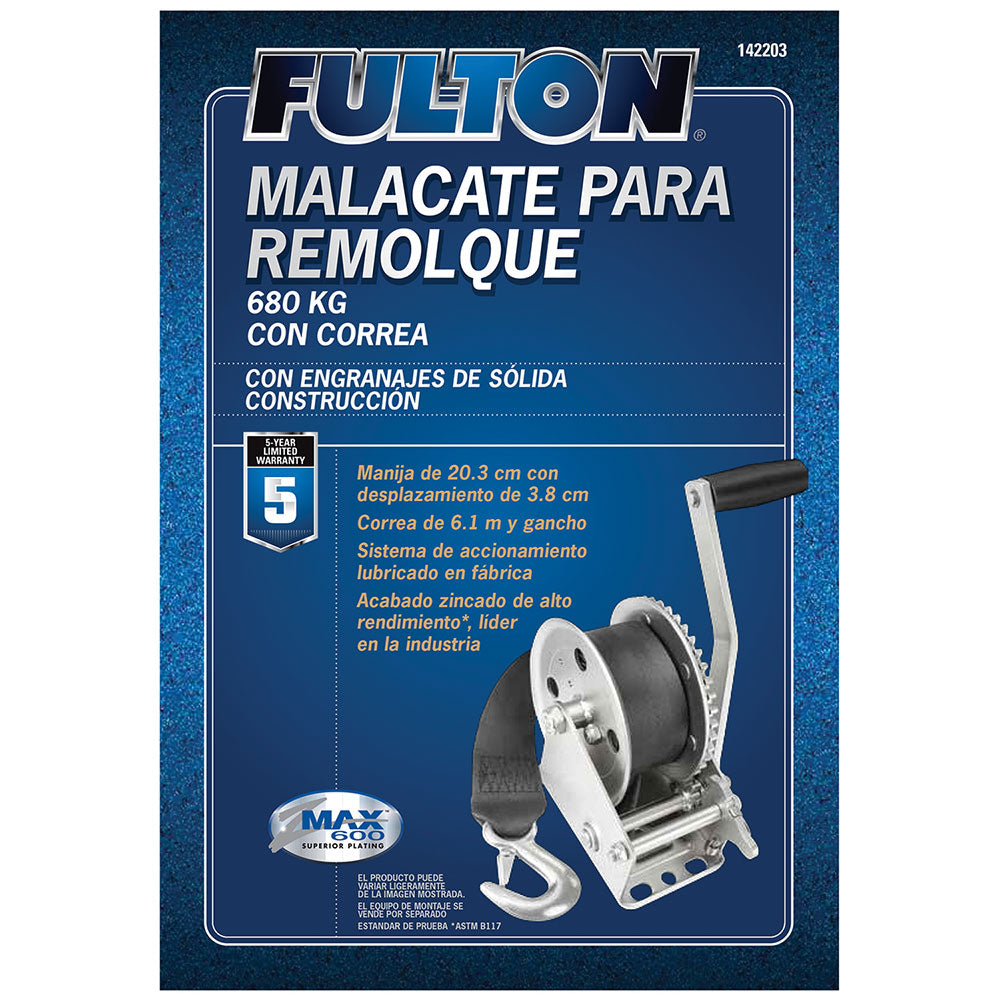 Product of Fulton 142203 Trailer Boat Winch