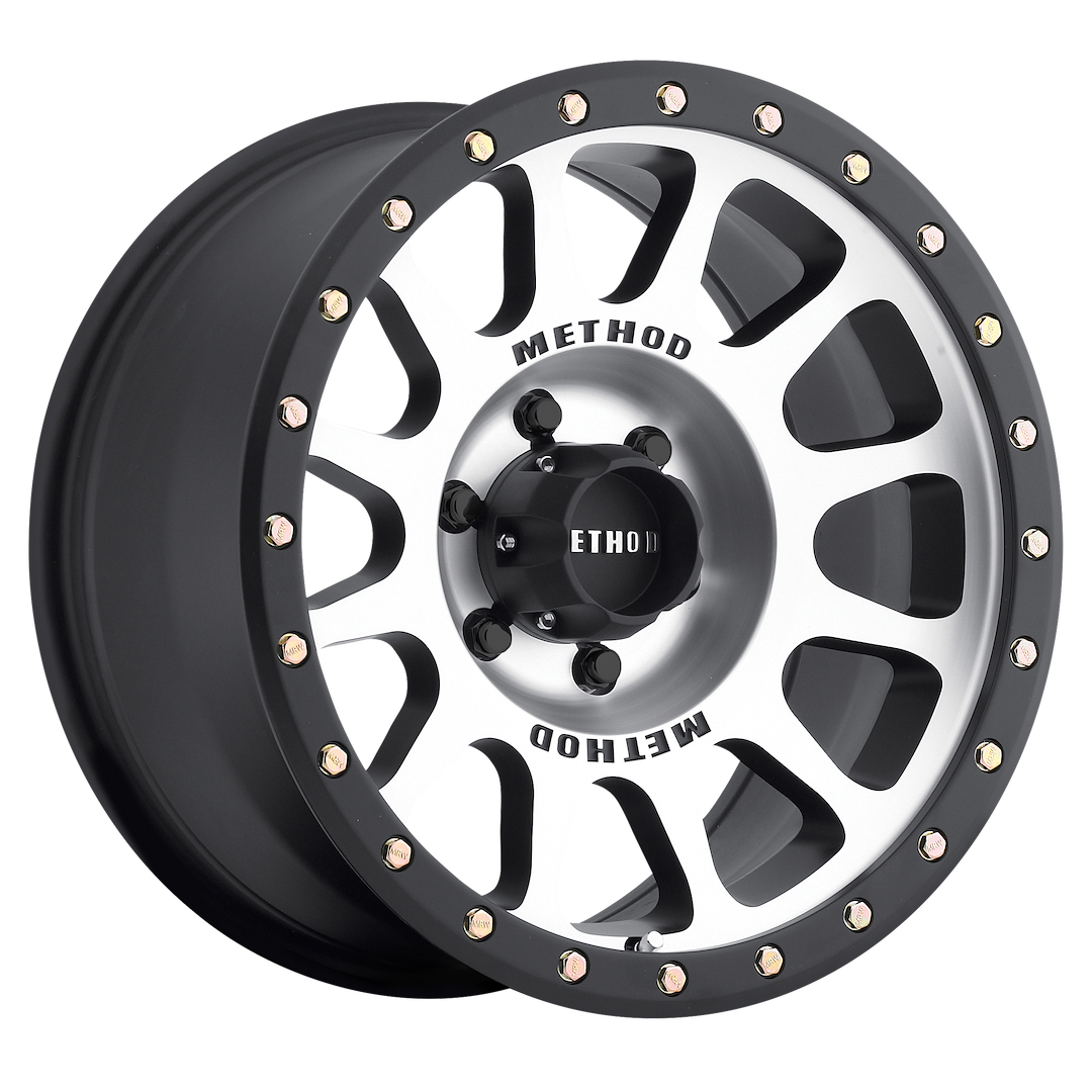 Product of Method Race Wheels 18x9 Black With Natural Face Wheel - Not Applicable Bolt Pattern