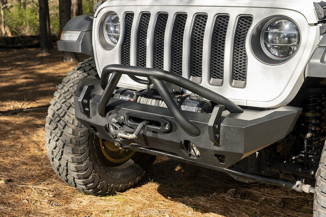 Product of Rugged Ridge 11540.61 Bull Bar with skid plate