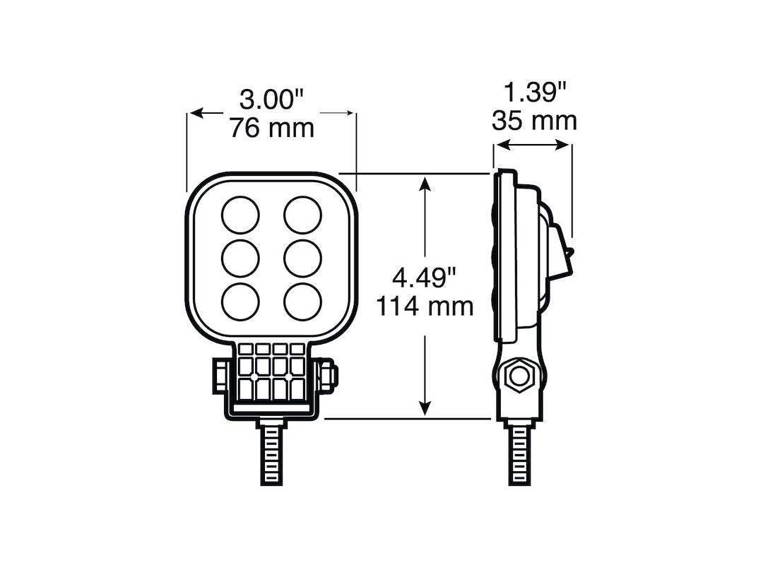 Peterson Mfg. M905-Mv-Amp Work Light||prnm905-Mv-Amp_2.Jpg||87||p6jm905mvamp||1729027