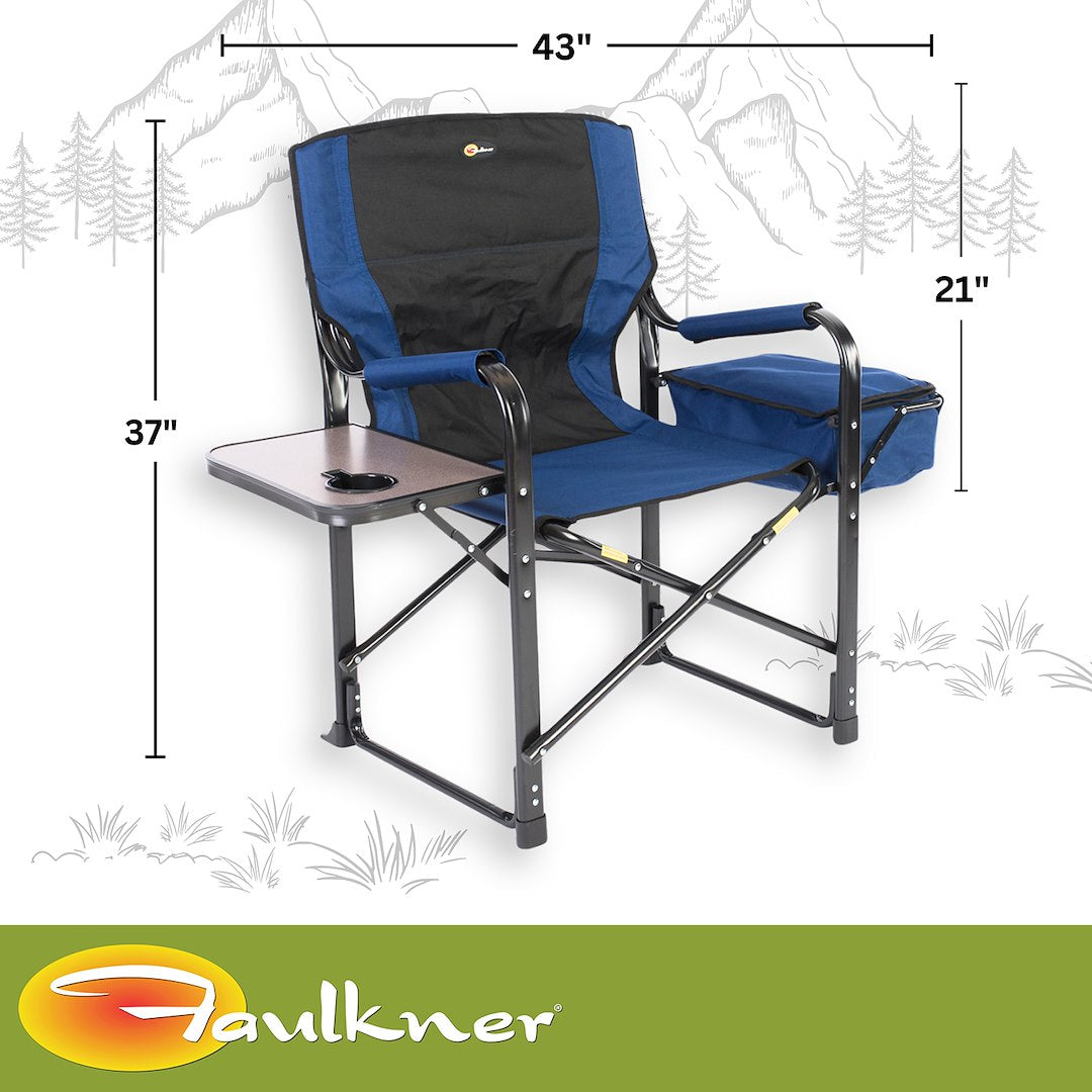 Faulkner 49581 Camping Chair||flk_49581_El Capitan Director Chair_Blue Black_B2c_3.Jpg||87||flk49581||1609034