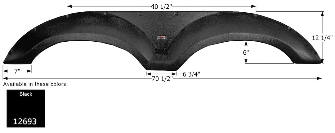 Product of Icon 12693 Fender Skirt