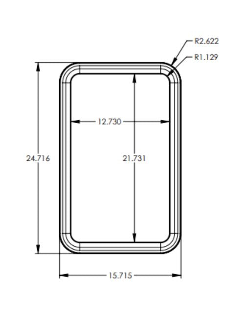 Product of Lippert Components 711862 Entry Door Window Frame