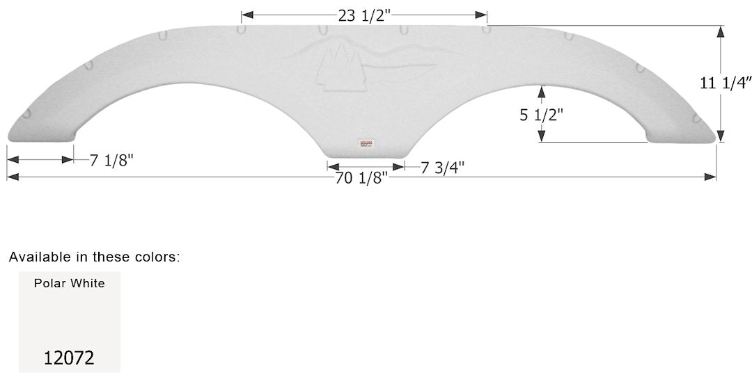 Product of Icon 12072 Fender Skirt