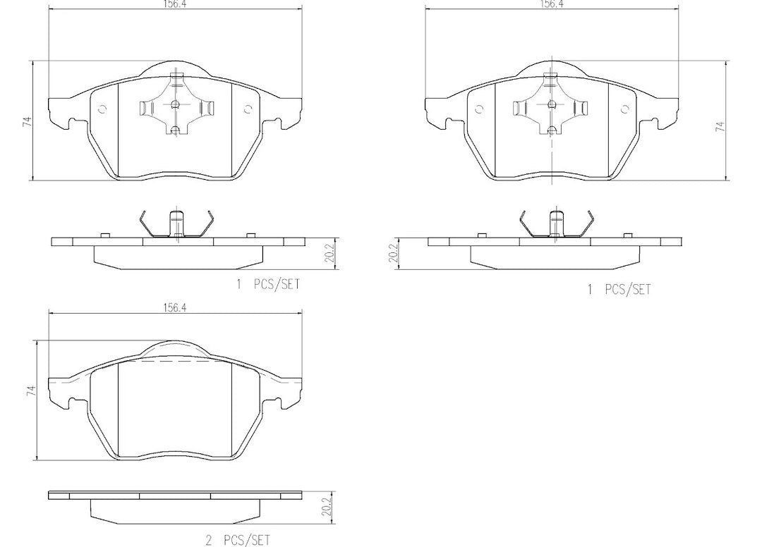 Brembo P85036n Brake Pad||p85036n_2.Jpg||86||brmp85036n||2091775